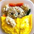 夕飯は６時です's cooksnap of when they made リラックマ　キャラ弁　簡単　.