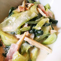 クックKLPJ3S☆'s cooksnap of when they made ターサイ(又は青梗菜）中華ミルク炒め.