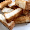 みなッコ's cooksnap of when they made 砂糖だけ！バターなし★超簡単パン耳ラスク.