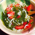 kaokaofood's cooksnap of when they made 《簡単♪小鉢》トマトと しらすdeめかぶ.