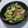でかでかさらだ's cooksnap of when they made ズッキーニとベーコンのおかかマヨ炒め♪.