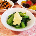 Richland☆Y's cooksnap of when they made 簡単☆小松菜のカレー塩酒粕ヨーグルト和え.