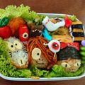クックH415R1☆'s cooksnap of when they made ゲゲゲの鬼太郎キャラ弁.