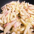 hkr's cooksnap of when they made じゃがいもとベーコンの炒め物.