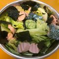 アチャこ's cooksnap of when they made わかめレタスきゅうり☆パリパリサラダ.