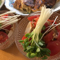 monemaruku's cooksnap of when they made 簡単❗ザーサイとトマトの中華冷奴.