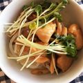 ばやし's cooksnap of when they made 鶏照り焼き風どんぶり.