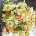 島津豊久's cooksnap of when they made キャベツとカニカマのさっぱり浅漬けサラダ.