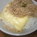 FP香保理's cooksnap of when they made 残りご飯で簡単♪なめたけわさびチーズ丼.