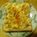 jun120121's cooksnap of when they made 新玉ねぎでウインナーマヨトースト.