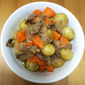 myukyeeena's cooksnap of when they made 素揚げのジャガイモがGOODな肉じゃが☆.