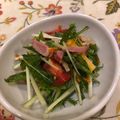 kimikimis's cooksnap of when they made 水菜の簡単サラダ.