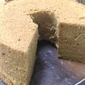 アレイだぞ！'s cooksnap of when they made 【卵3つ】緑茶シフォンケーキ【ふわふわ】.