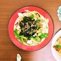 Mizmori's cooksnap of when they made ★豆腐とわかめの韓国風サラダ。.