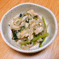 cookmuu28★'s cooksnap of when they made もやしとほうれん草の卵とじ.