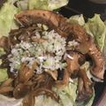 honanchos's cooksnap of when they made ブリのにんにく焼き☆タタキだれアレンジ.