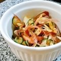 デュランダル's cooksnap of when they made 夏おかず！茗荷とキュウリのポン酢和え.