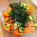 Salyuuu's cooksnap of when they made わさび醤油ドレのアボカドとトマトサラダ。.