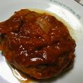 あいーぷ's cooksnap of when they made 子供たちが大好きな煮込みハンバーグ♪.