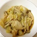 まるこにー's cooksnap of when they made 簡単❁鶏むね肉とキャベツきのこの甘酢煮♪.