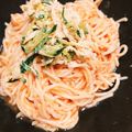 はるかのはは's cooksnap of when they made 速攻！トマトみそパスタ（一人ランチにも）.