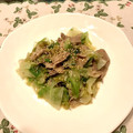 RIEK♡K♡'s cooksnap of when they made レタスと豚肉の炒めもん.
