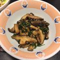 犬Gyami's cooksnap of when they made <簡単一品>しいたけ×青じそ炒め.