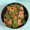 yamahiro10's cooksnap of when they made ピーマンとチーズのだし醤油スパゲティー.