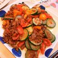 ずんさん's cooksnap of when they made ズッキーニとひき肉の甜麺醤炒め。.