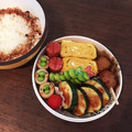 みーたろうmama's cooksnap of when they made ちくわドリ組体操×かぼちゃにわとり弁当.