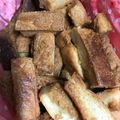 あやねんママ1222's cooksnap of when they made 簡単♪オリーブオイルきな粉ラスク☆.