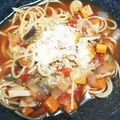 miwaco23's cooksnap of when they made ミネストローネパスタ.
