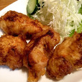 あんじゅにゃん's cooksnap of when they made 天ぷら粉使用で簡単☆揚げ焼き味付きとり天.