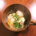 ○＊rina＊○'s cooksnap of when they made 柚子胡椒風味！鶏団子スープ.