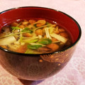 Richland☆Y's cooksnap of when they made きのこと豆苗のお味噌汁.