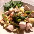 ruricom's cooksnap of when they made 鶏むね肉と春野菜のクミンガーリック炒め.