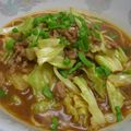  さくらのキッチン's cooksnap of when they made しゃきしゃきキャベツの坦々風みそラーメン.