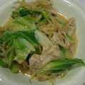 アキ＠ほのママ's cooksnap of when they made 豚肉もやしの味噌バター炒め.