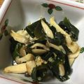 GuapaMay's cooksnap of when they made しめじとワカメの生姜ナムル♪.