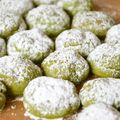 kaiselim's cooksnap of when they made ほろ苦抹茶のスノーボールクッキー＊.