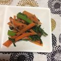 ぽぽきゅ's cooksnap of when they made 春菊と人参の胡麻和え.