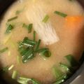 りそなまま's cooksnap of when they made ながいもとにんじんのお味噌汁.