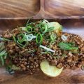2525tane's cooksnap of when they made 新じゃがいもの豚そぼろあんかけ.