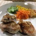yuminan47k's cooksnap of when they made ☆豚ヒレ肉のソテーバルサミコしょうゆ☆.