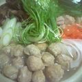 fujiiruri's cooksnap of when they made ♪ ふわふわ ♪ 鶏だんご塩鍋.