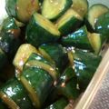 mocchii's cooksnap of when they made たたきキュウリの梅和え☆おつまみに♪.