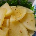 かるこ姉さん's cooksnap of when they made 5分で簡単！味しみしみ大根のだしポン漬け.