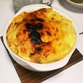 はーちゃんひーちゃん's cooksnap of when they made 材料4つ！明太ポテトチーズ焼き.
