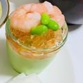 ☆micham☆'s cooksnap of when they made 絶品☆海老と枝豆豆腐の和ジュレ添え.