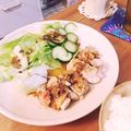 bunbun＊'s cooksnap of when they made 焼くだけ！我が家のなんちゃって油淋鶏.